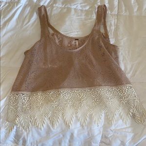 Free People cropped tank